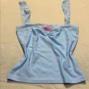 Edikted Sky Blue Lace Camisole